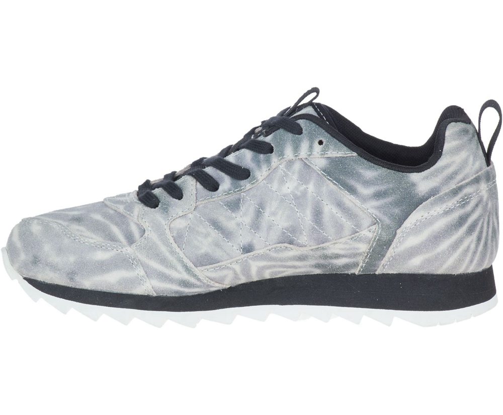 Buty Sportowe Merrell Damskie Białe/Czarne - Alpine Tie Dye Suede - 562871-BCX